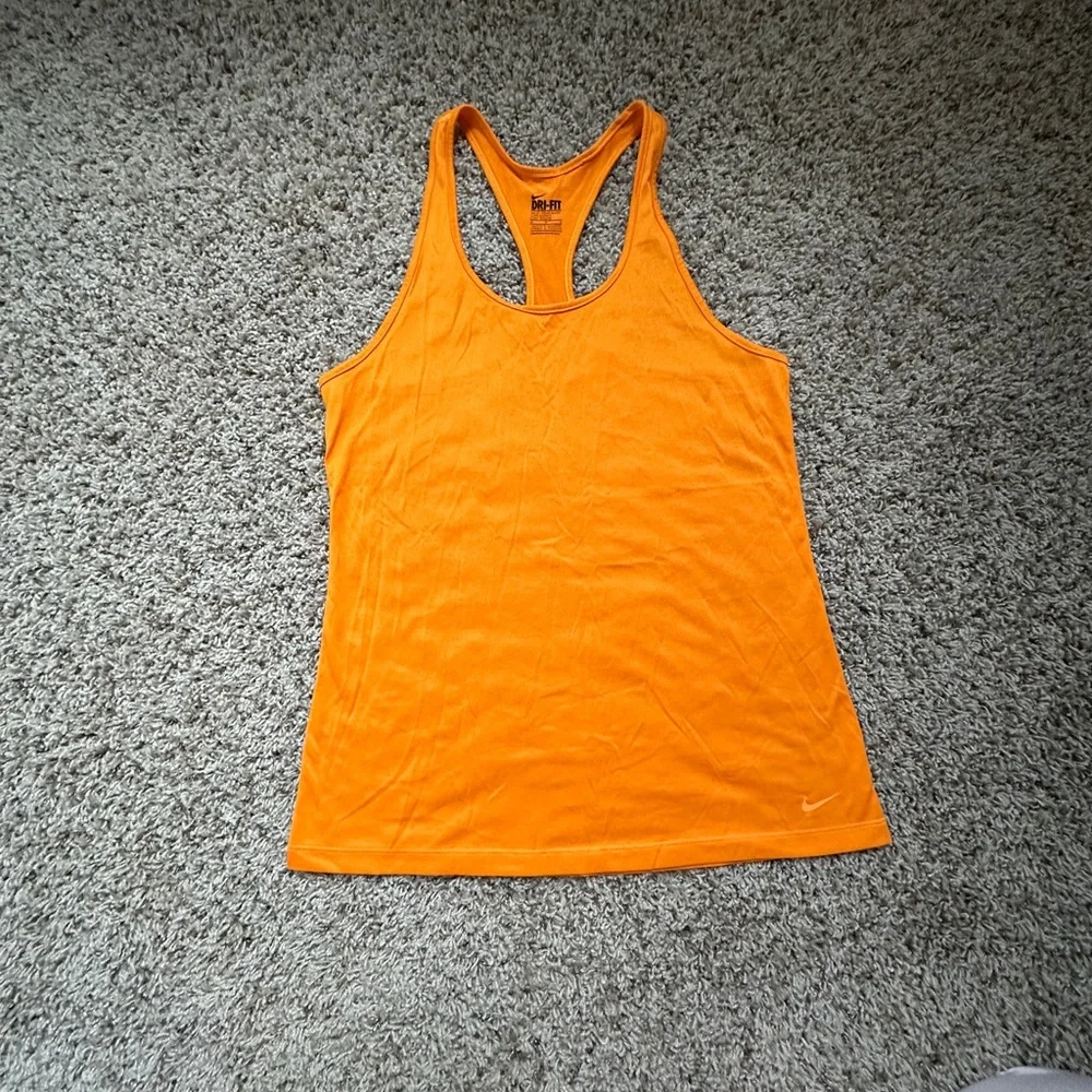 Nike Women's Orange Tank Top